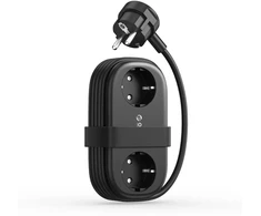 Orico AP3 20W GaN 5in1 maitinimo blokas 2x AC + 2x USB-A + 1x USB-C - Juodas