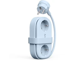 Orico AP3 65W GaN 6in1 maitinimo blokas 2x AC + 2x USB-A + 2x USB-C - Mėlyna