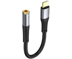 Orico AXC-02 USB-C to 3.5 mm jack audio cable 20 cm - juodas