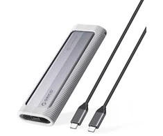Orico AXM2F M.2 SATA SSD USB-C 3.2 disko dėklas – pilkas