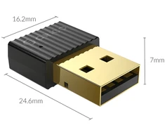 Orico BTA-508 Bluetooth 5.0 USB-A Adapteris - Juodas