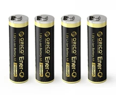 Orico Ener-G EG5C Lithium Baterija 1.5V 2100mWh AA USB-C Rechargeable Baterija with Charging Cable 4 pcs.