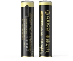 Orico Ener-G EG7C AAA Lithium Baterija 1.5V 500mWh USB-C Rechargeable Baterija with Charging Cable 2 pcs.