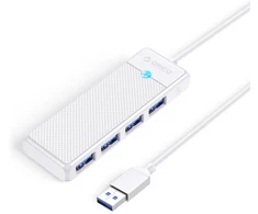 Orico PAPW4A-U3 USB Hub 4-port 4x USB-A 3.0 1.8 m - baltas