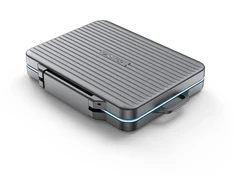 Orico PHCD Case for Memory Cards and Data Media Juodas 2.5" SSD 2.5" HDD M.2 SSD SD Micro SD CompactFlash Card Readers - Juodas