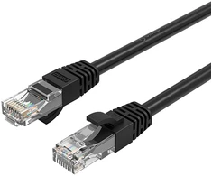 Orico PUG-C6 CAT6 1000Mbps RJ45 Ethernet Network Cable LAN Round 2m - Juodas