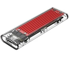 Kieszeń dyskowa Orico TCM2-C3 M.2 NVME na USB-C 10Gb/s - raudona