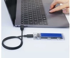Kieszeń dyskowa Orico TCM2-C3 M.2 NVME na USB-C 10Gb/s - mėlyna