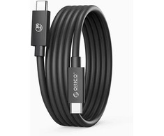 Orico USB4 Thunderbolt 5 kabelis 80Gbps 240W USB-C į USB-C 1m - Juodas