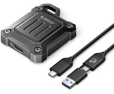 Orico XAM2 M.2 2230 USB-C 3.2 Tactical sustiprintas disko skyrius – juodas