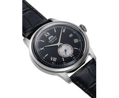 Orient Bambino mažų sekundžių vyriškas laikrodis RA-AP0101B30B+ dėžutė