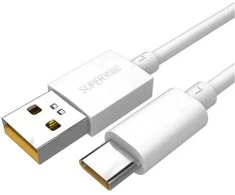 Originalus OPPO USB A į C tipo 3A DL136 laidas, 6,5A, 65W, urmu