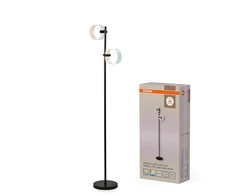 Osram 17W LED toršeras CIRCLE, juodas, 3000/4000/6500K