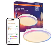 Lubinis šviestuvas Osram 38W LED paviršinis šviestuvas SMART+ ORBIS, baltas, 2700/6500K/RGB, dimeriuojamas