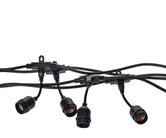 Outdoor garland Milagro. 10m. E27. IP44. without bulbs