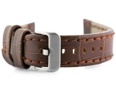 Pacific W49 leather watch strap - dark ruda - 22mm