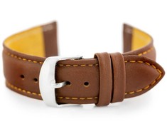 Pacific W83L leather watch strap - ruda - 18mm