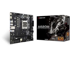 Biostar A620MS pagrindinė plokštė AMD A620 Lizdas AM5 micro ATX