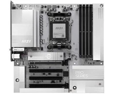 Pagrindinė plokštė MSI AM5 PRO B850M-A WIFI PZ M-ATX AMD B850 Lizdas AM5 micro ATX