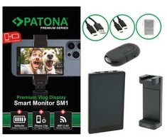 PATONA 4199 camera monitorius 10.1 cm (3.97") Juodas 480 x 800 pikselių Jutiklinis ekranas