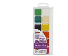 Dažai akvarelė Zibi Classic Kids, įvairių spalvų