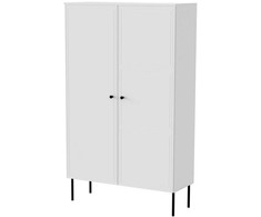 Cama Meble PALAZZO BIS display cabinet 100x39x166 baltas matt