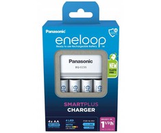 Baterija charger PANASONIC Eneloop Smartplus BQ-CC55 + 4x AA 2000 mAh (K-KJ55MCD40E)