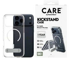 „Panzer Glass CARE by PanzerGlass“ apsauginis dėklas su „MagSafe“ laikikliu, skirtas „iPhone 17 Pro Max“ – skaidrus