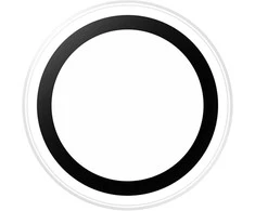 „Panzer Glass PanzerGlass Hoops“ grūdinto stiklo kameros ekrano apsauga, skirta „iPhone Air“ - Juodas