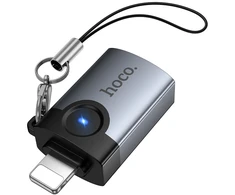 Adapteris OTG Lightning to USB A Hoco UA46 Victory pilka