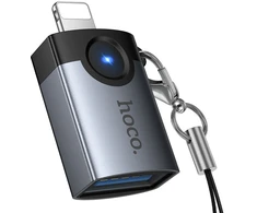 Adapteris OTG Lightning to USB A Hoco UA46 Victory pilka