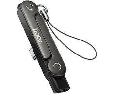 Adapteris with holder USB C to USB C max 240W Hoco UA47A juodas
