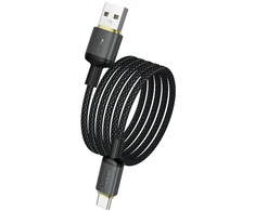 Cable USB A to USB C Hoco 3A 1 m X128 Benefit juodas