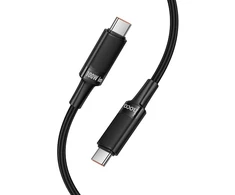 Cable USB C to USB C Hoco PD 5A 100W 1,2 m U153 Extreme juodas