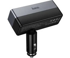 Car charger Hoco 1xUSB A + 1xUSB C+2x cigarette lighter jungtys PD QC3.0 max 240W/24V Z65B juodas