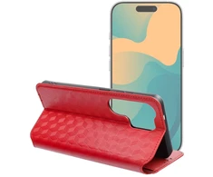 Oem Atverčiamas dėklas, skirtas Motorola G17 POWER Cubic Book, raudonas