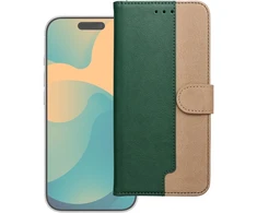 Dėklas Oem Flip case for Motorola G37 POWER Split Book žalias and auksinis