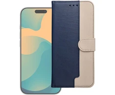 Dėklas Oem Flip case for Motorola G57 POWER Split Book navy and cream