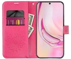 Dėklas Oem Flip case for Motorola G06 Mezzo Book mandala magenta