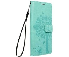 Dėklas Oem MEZZO Book case for MOTOROLA G56 medžio žalias