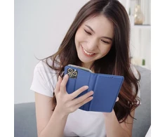 OEM atverčiamas dėklas Oppo Reno 15 PRO 5G Smart Case Book, tamsiai mėlynas