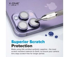 X-ONE Sapphire Camera Armor Pro - for iPhone 17 Air - sidabrinis