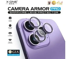 X-ONE Sapphire Camera Armor Pro - for iPhone 17 Pro - sidabrinis