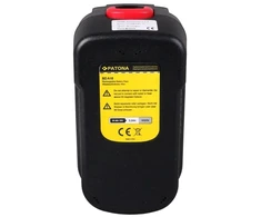 Juodas &amp; Decker PATONA Replacement battery Juodas &amp; Decker 244760-00, A1718, A18, 18 V 3000 mAh Ni-MH Juodas