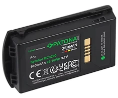 PATONA Replacement battery Zebra MC3200, 3.7 V 6800 mAh Li-Ion