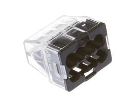 Laidų jungė Pawbol E.4184K-5, 8 x 2.5 mm², juoda, 5 vnt.
