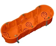 Montavimo dėžutė trivietė Pawbol A.0041P, 68 x 46 mm
