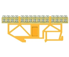Įžeminimo kaladėlė Pawbol LZ 15/Ž, DIN,15×16 mm², geltona
