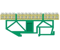 Įžeminimo kaladėlė Pawbol LZ 15/Z, DIN, 15×16 mm², žalia