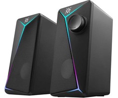 PC Speakers 2.0 DEFENDER J5 2.0 6W LED USB juodas